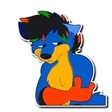 Husky & Wolf WhatsApp Sticker #3