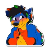 Husky & Wolf WhatsApp Sticker #5