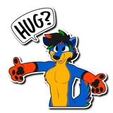 Husky & Wolf WhatsApp Sticker #6