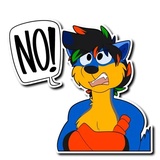 Husky & Wolf WhatsApp Sticker #8