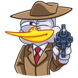 Detective Caplini WhatsApp Sticker #13