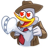 Detective Caplini WhatsApp Sticker #2