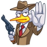 Detective Caplini WhatsApp Sticker #20