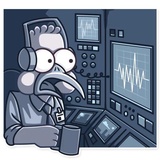 Detective Caplini WhatsApp Sticker #25