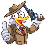 Detective Caplini WhatsApp Sticker #3