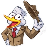 Detective Caplini WhatsApp Sticker #5