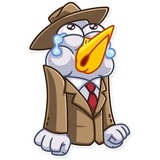 Detective Caplini WhatsApp Sticker #9