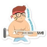 DevRunner WhatsApp Sticker #14