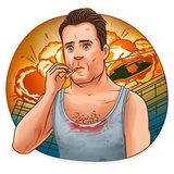 Die Hard WhatsApp Sticker #10