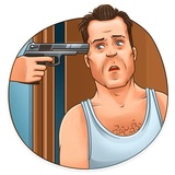 Die Hard WhatsApp Sticker #22