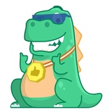 Dino Wa WhatsApp Sticker #14