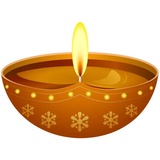 Diya Candle WhatsApp Sticker #10