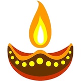 Diya Candle WhatsApp Sticker #12