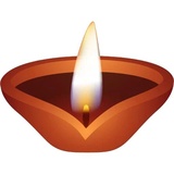 Diya Candle WhatsApp Sticker #2