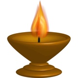 Diya Candle WhatsApp Sticker #22
