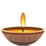 Diya Candle WhatsApp Sticker #26