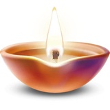 Diya Candle WhatsApp Sticker #3