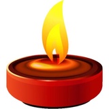 Diya Candle WhatsApp Sticker #30