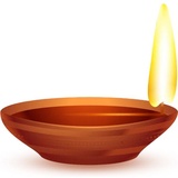 Diya Candle WhatsApp Sticker #4