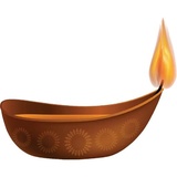 Diya Candle WhatsApp Sticker #5