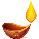 Diya Candle WhatsApp Sticker #6