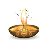 Diya Candle WhatsApp Sticker #9