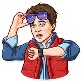 Back to the Future WhatsApp Sticker #22