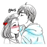 Doddle Couple in love WhatsApp Sticker #22