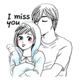 Doddle Couple in love WhatsApp Sticker #3