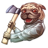 Dog it WhatsApp Sticker #25