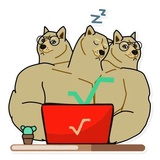 Doge Coin WhatsApp Sticker #13