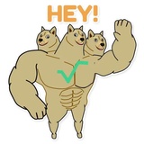 Doge Coin WhatsApp Sticker #9