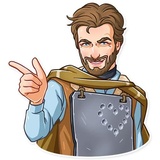 Clint Eastwood WhatsApp Sticker #13