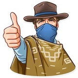 Clint Eastwood WhatsApp Sticker #2