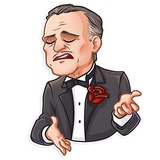 Don Corleone WhatsApp Sticker #10