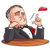Don Corleone WhatsApp Sticker #2