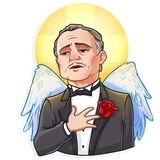 Don Corleone WhatsApp Sticker #7