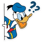 Donald Duck WhatsApp Sticker #10