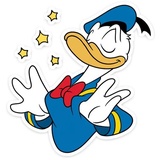 Donald Duck WhatsApp Sticker #14