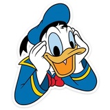 Donald Duck WhatsApp Sticker #16