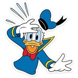 Donald Duck WhatsApp Sticker #17
