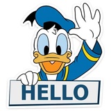 Donald Duck WhatsApp Sticker #2