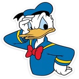 Donald Duck WhatsApp Sticker #20