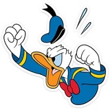 Donald Duck WhatsApp Sticker #23