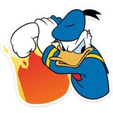 Donald Duck WhatsApp Sticker #26