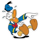 Donald Duck WhatsApp Sticker #3