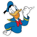 Donald Duck WhatsApp Sticker #4