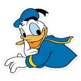 Donald Duck WhatsApp Sticker #8