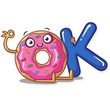 Donut and Coffee WhatsApp Sticker #11