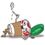 Donut and Coffee WhatsApp Sticker #20